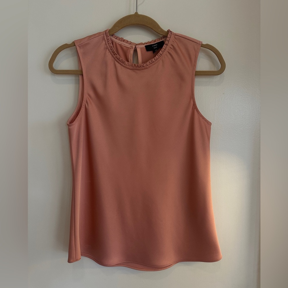 J.Crew 365 Sleeveless Blouse in Blush Pink - Size XS